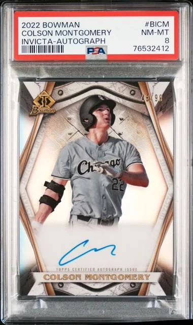 2022 Bowman Colson Montgomery Invicta Autograph #BI-CM card image