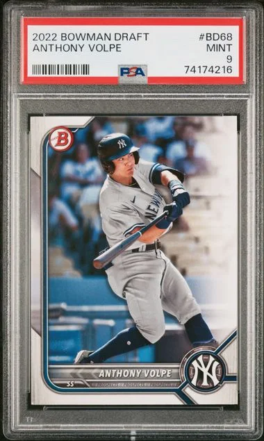 2022 Bowman Draft Anthony Volpe #BD-68 card image