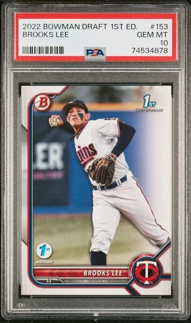 2022 Bowman Draft Brooks Lee 1st Edition #153 card image