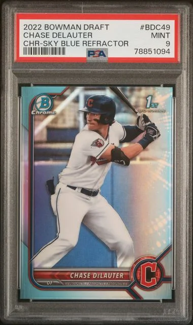 2022 Bowman Draft Chase Delauter #BDC49 card image