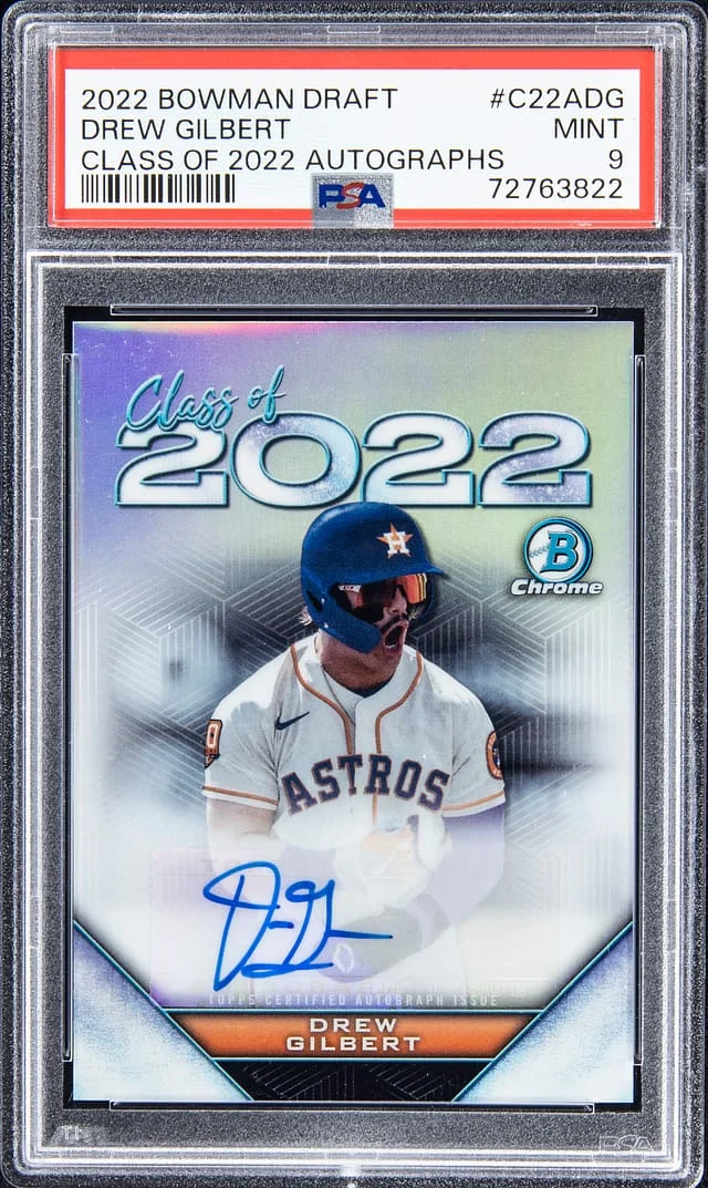 2022 Bowman Draft Drew Gilbert Class of 2022 Autographs #C22ADG card image