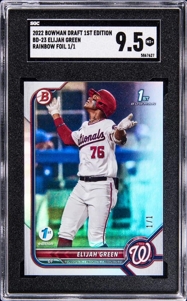 2022 Bowman Draft Elijah Sky Blue #BD-23 card image
