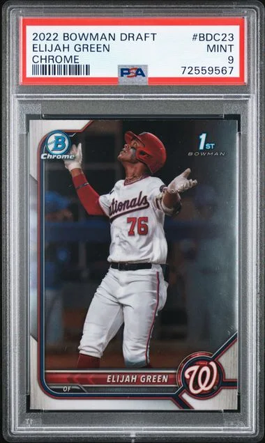 2022 Bowman Draft Elijah Chrome #BDC-23 card image