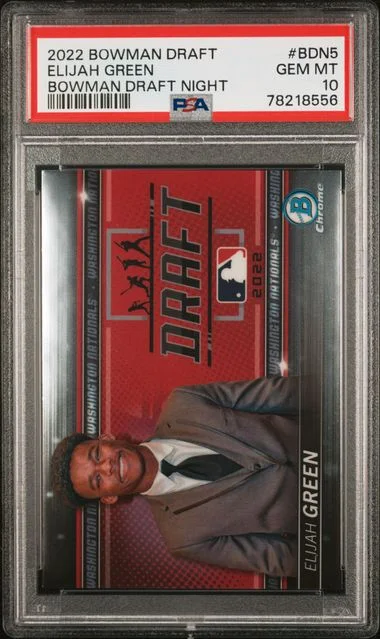 2022 Bowman Draft Elijah Bowman Draft Night #BDN5 card image
