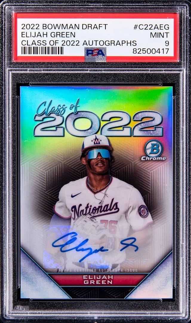 2022 Bowman Draft Elijah Class of 2022 Autograph #C22A-EG card image