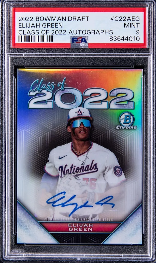 2022 Bowman Draft Elijah Class of 2022 Autographs #C22AEG card image