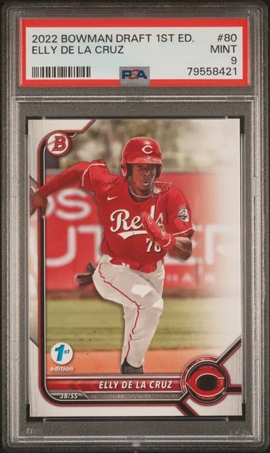 2022 Bowman Draft Elly De La Cruz 1st Edition #80 card image