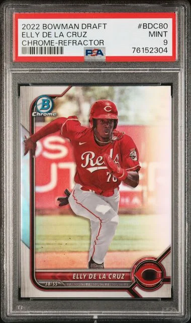 2022 Bowman Draft Elly De La Cruz Chrome Sapphire Edition #BDC-80 card image