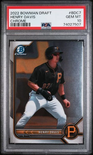 2022 Bowman Draft Henry Davis Chrome #BDC7 card image