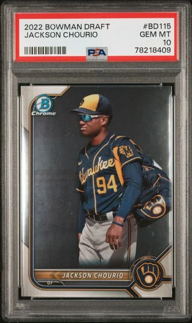 2022 Bowman Draft Jackson Chourio #BD115 card image
