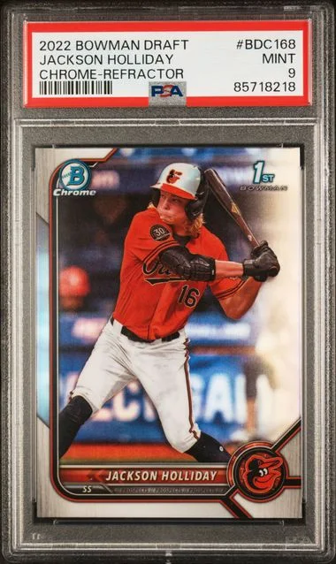 2022 Bowman Draft Jackson Holliday Chrome-Refractor #BDC168 card image