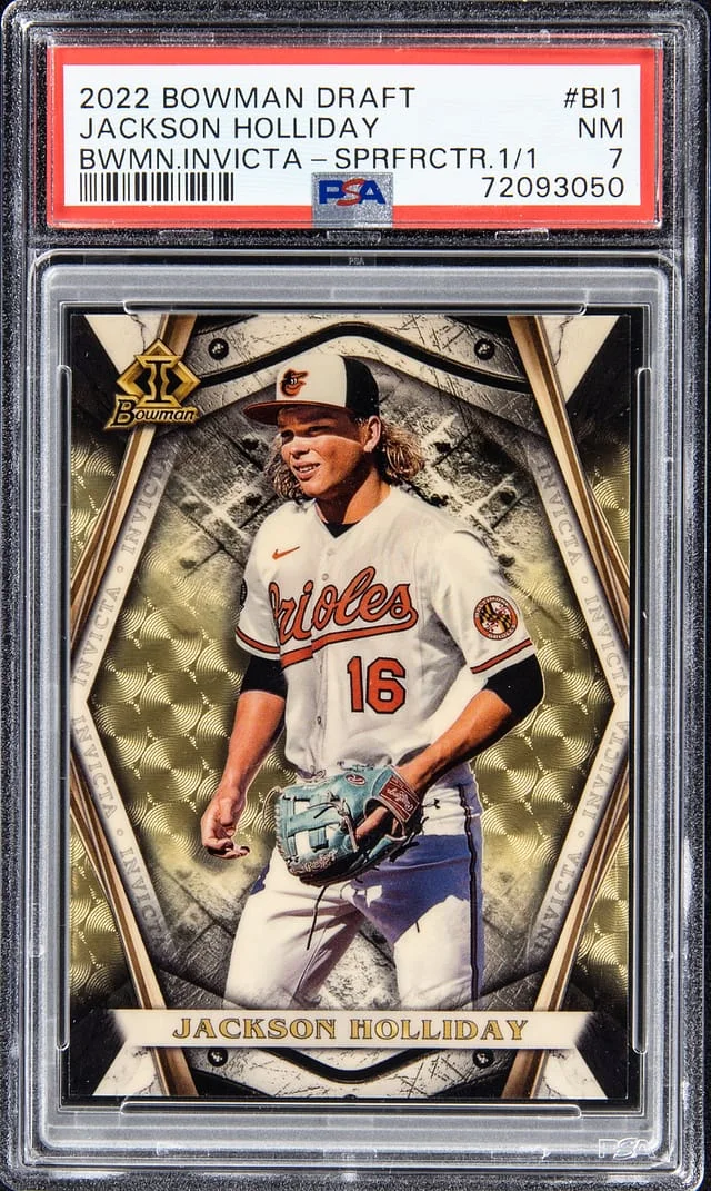 2022 Bowman Draft Jackson Holliday Bowman Invicta SuperFractor #BI-1 card image
