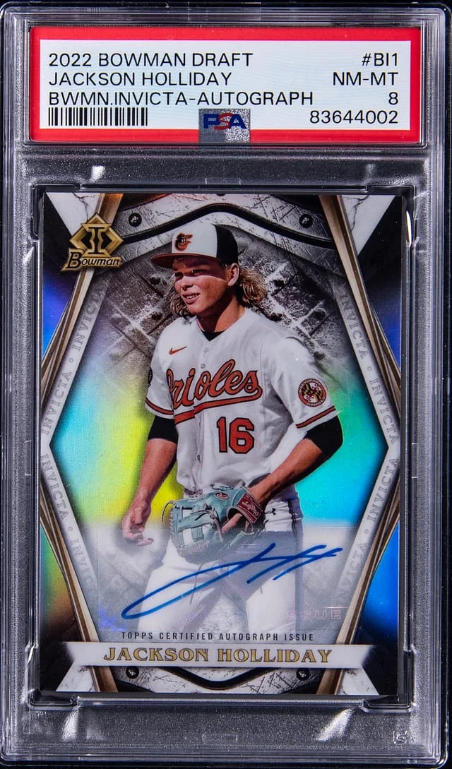 2022 Bowman Draft Jackson Holliday Bowman Invicta #BI1 card image