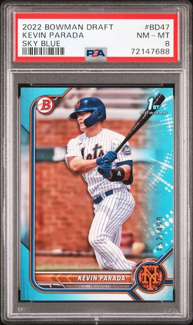 2022 Bowman Draft Kevin Parada Purple #BD47 card image