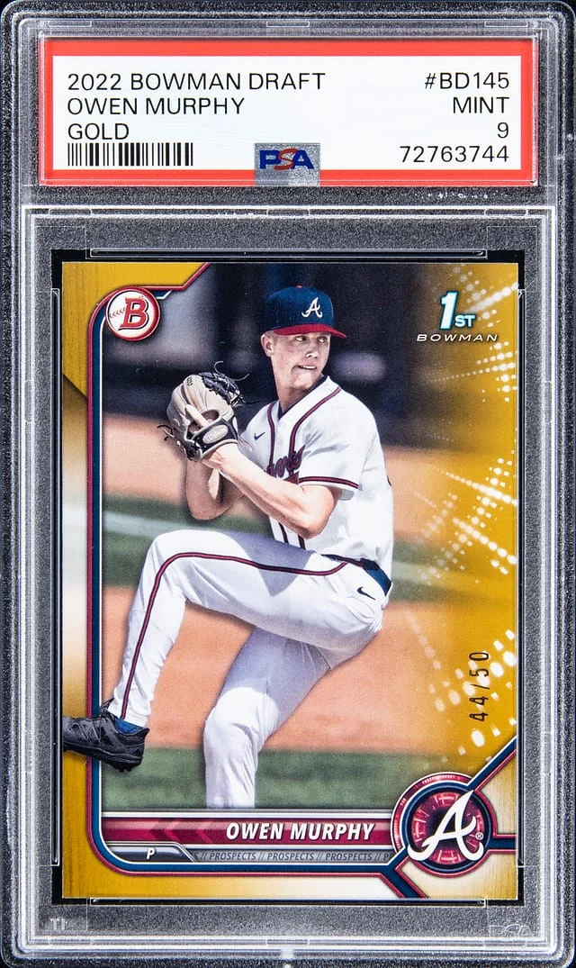 2022 Bowman Draft Owen Murphy Gold #BD145 card image