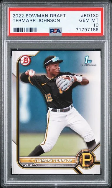 2022 Bowman Draft Termarr Johnson #BD-130 card image