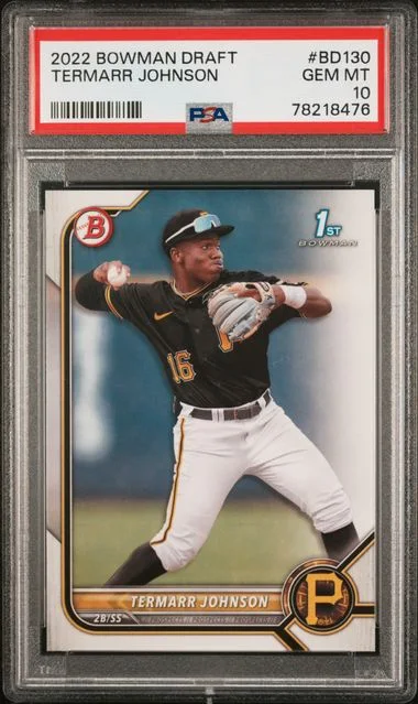 2022 Bowman Draft Termarr Johnson #BD130 card image