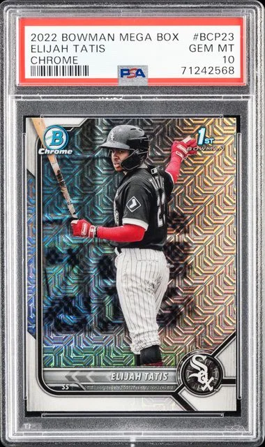 2022 Bowman Elijah Tatis Mega Box Chrome #23 card image