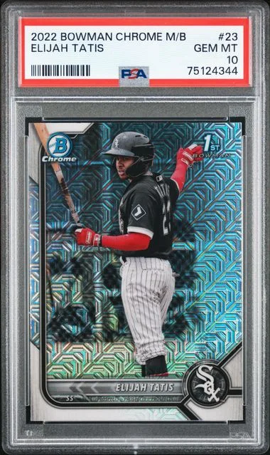 2022 Bowman Elijah Tatis Mega Box Chrome #BCP-23 card image