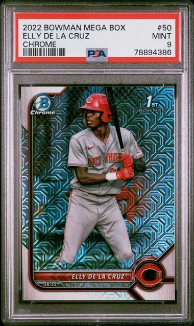 2022 Bowman Elly De La Cruz Mega Box Chrome #50 card image
