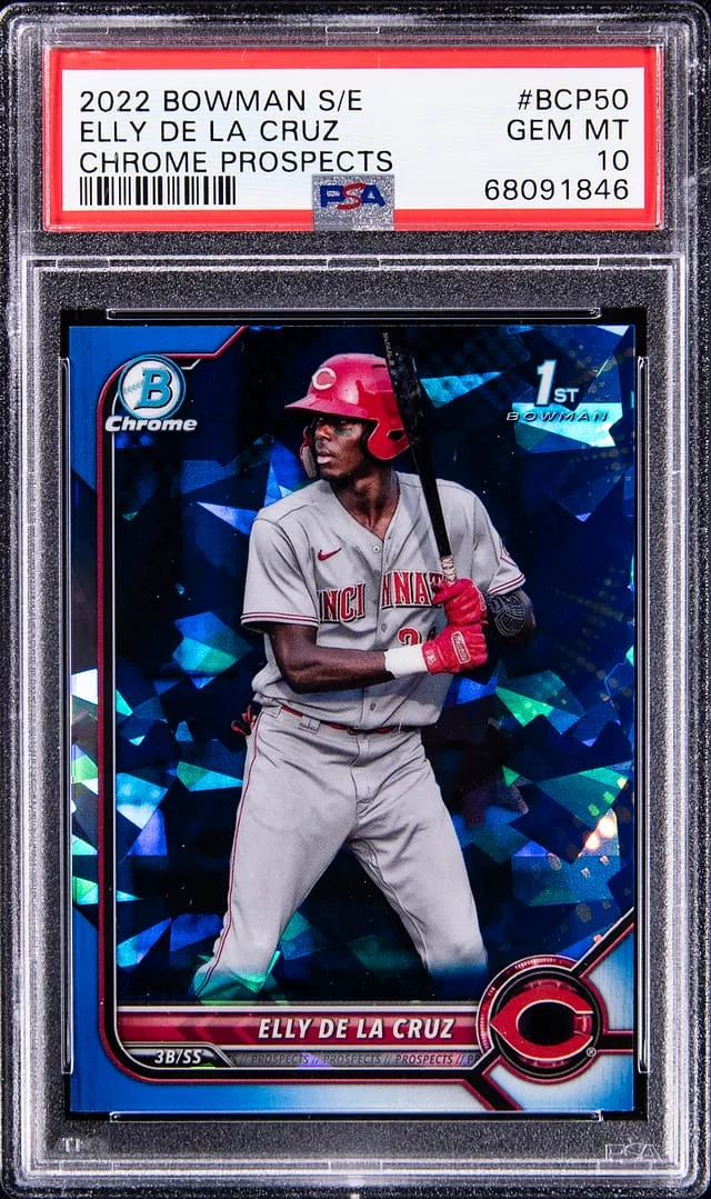 2022 Bowman Elly De La Cruz Mega Box Chrome #BCP50 card image