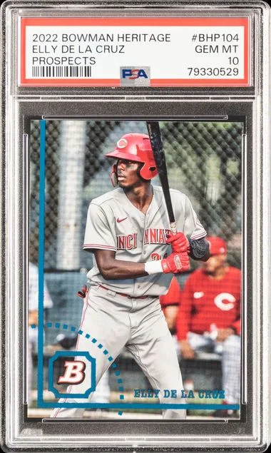 2022 Bowman Elly De La Cruz Heritage Prospects #BHP-104 card image