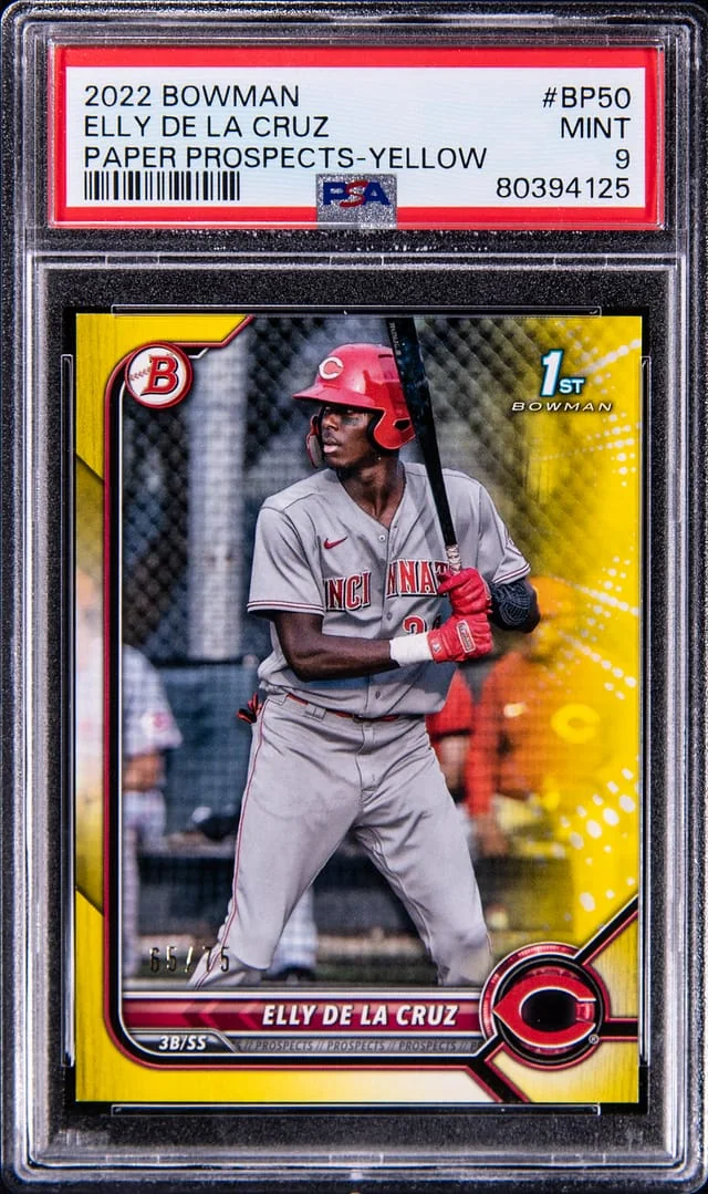 2022 Bowman Elly De La Cruz Paper Prospects #BP-50 card image
