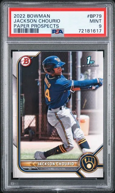 2022 Bowman Jackson Chourio Paper Prospects #BP-79 card image