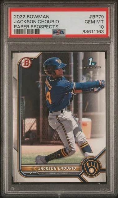 2022 Bowman Jackson Chourio Paper Prospects #BP79 card image