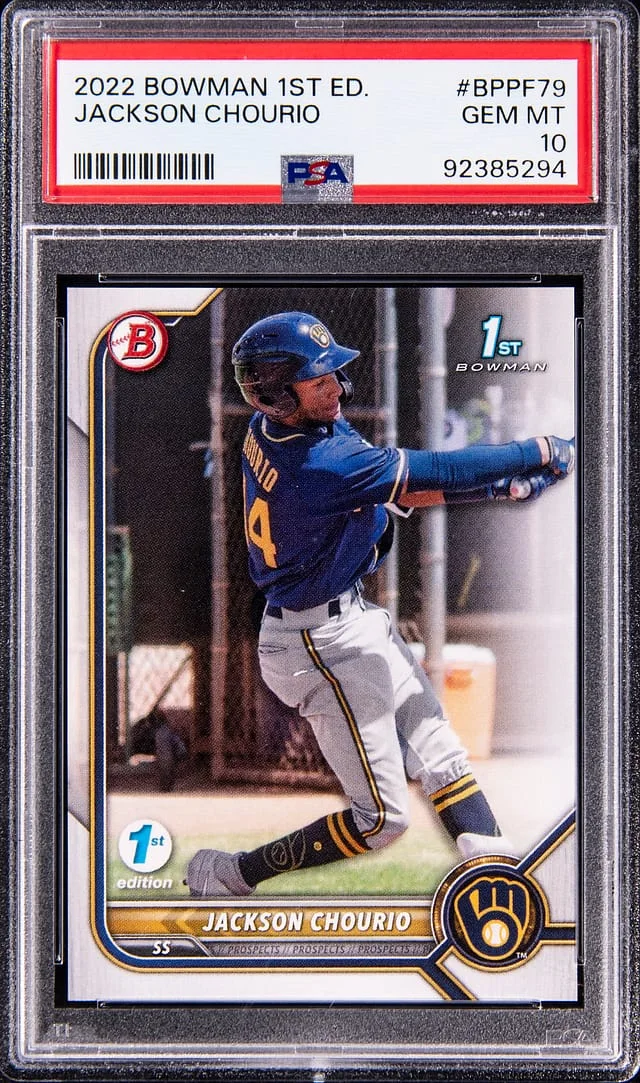 2022 Bowman Jackson Chourio 1st Edition #BPPF-79 card image