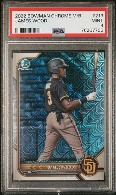 2022 Bowman James Wood Mega Box Chrome #213 card image