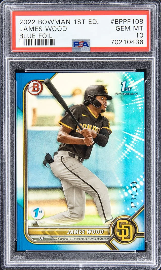 2022 Bowman James Wood 1st Edition #BPPF-108 card image
