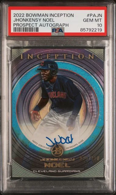 2022 Bowman Jhonkensy Noel Inception Prospect Autographs #PA-JN card image
