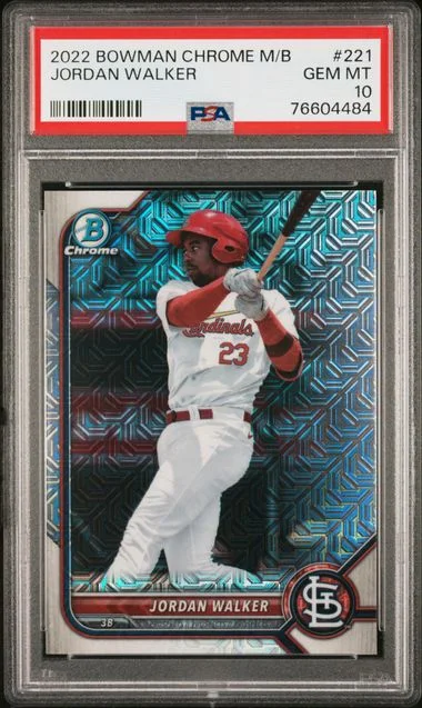 2022 Bowman Jordan Walker Mega Box Chrome #221 card image