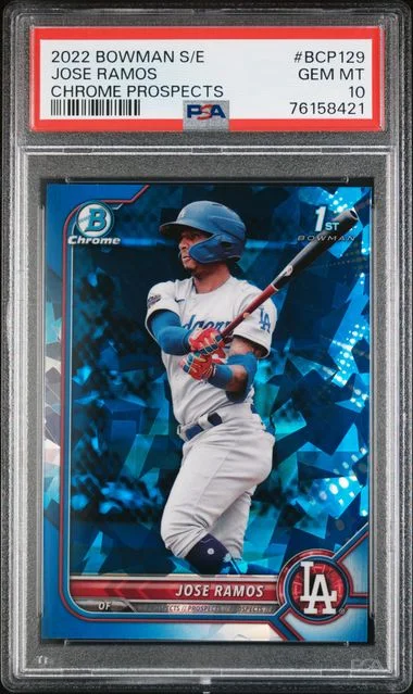 2022 Bowman Jose Ramos Sapphire Edition Chrome Prospects #BCP129 card image