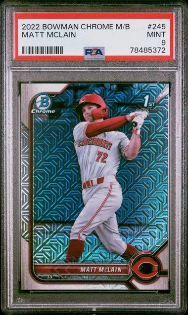 2022 Bowman Matt Mclain Mega Box Chrome #245 card image