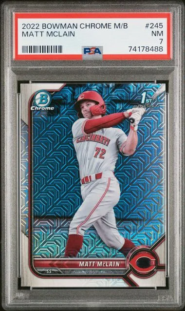 2022 Bowman Matt McLain Rookied Mega Box Chrome #245 card image