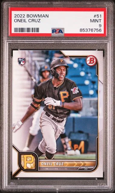 2022 Bowman Oneil Cruz #51 card image