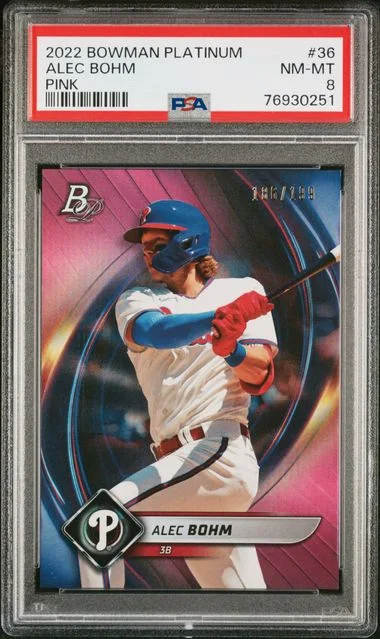 2022 Bowman Platinum Alec Bohm #36 card image