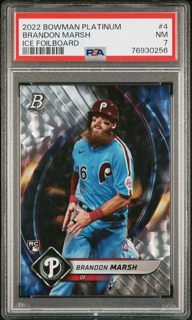 2022 Bowman Platinum Brandon Marsh #4 card image