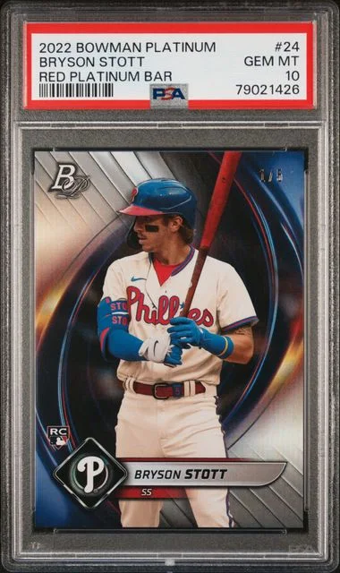 2022 Bowman Platinum Bryson Stott #24 card image