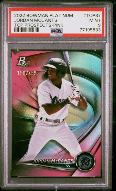 2022 Bowman Platinum Jordan Mccants Top Prospects #TOP37 card image
