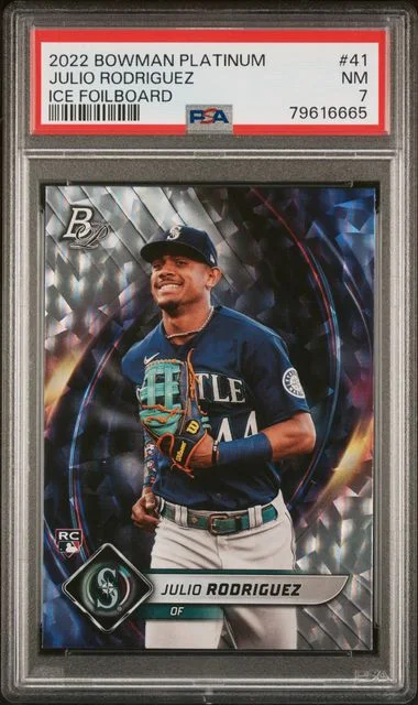 2022 Bowman Platinum Julio Rodriguez #41 card image
