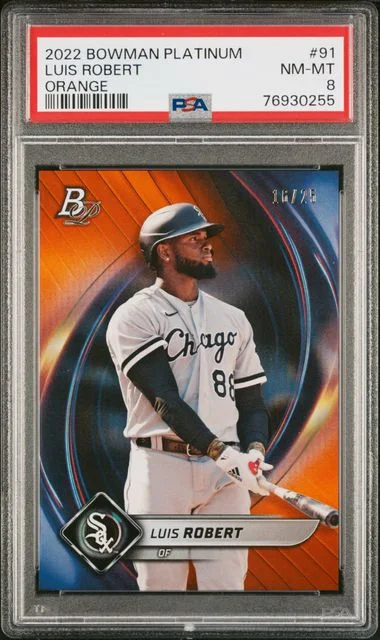 2022 Bowman Platinum Luis Robert #91 card image