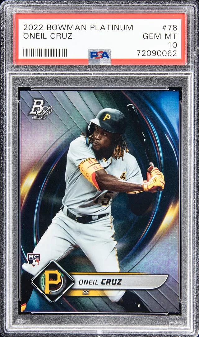 2022 Bowman Platinum O'Neal Cruz #78 card image
