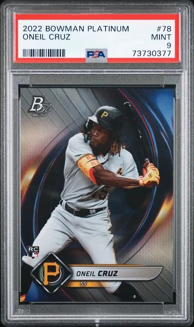 2022 Bowman Platinum Oneil Cruz #78 card image