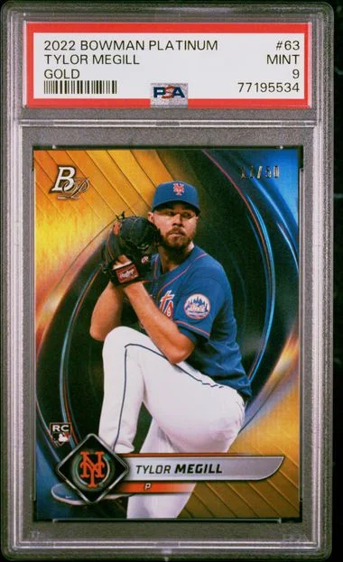 2022 Bowman Platinum Tylor Megill #63 card image