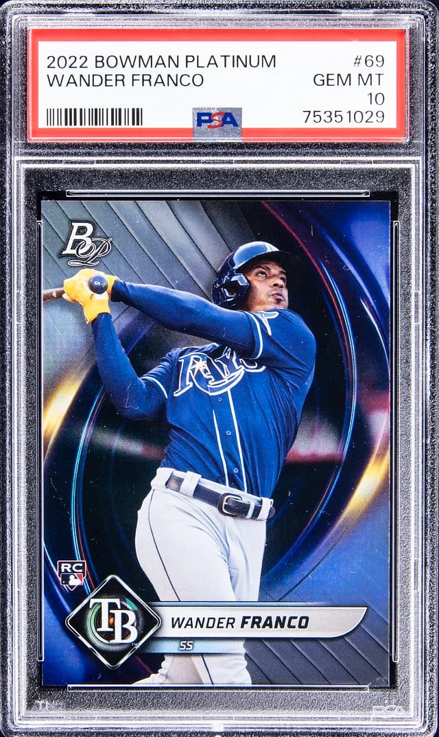 2022 Bowman Platinum Wander Franco #69 card image