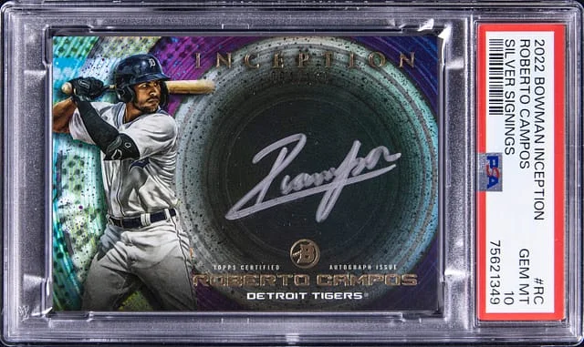 2022 Bowman Roberto Campos Inception Silver Signings #ISS- card image