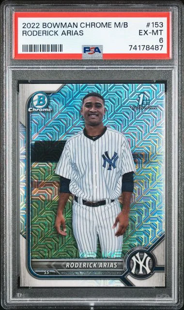 2022 Bowman Roderick Arias Mega Box Chrome #153 card image